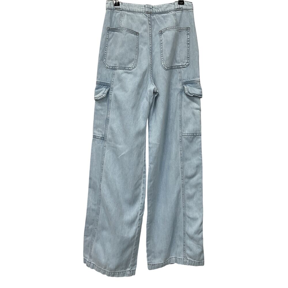 Hudson High Rise Blue Cargo Size 25 Denim Jeans - Picture 3 of 6